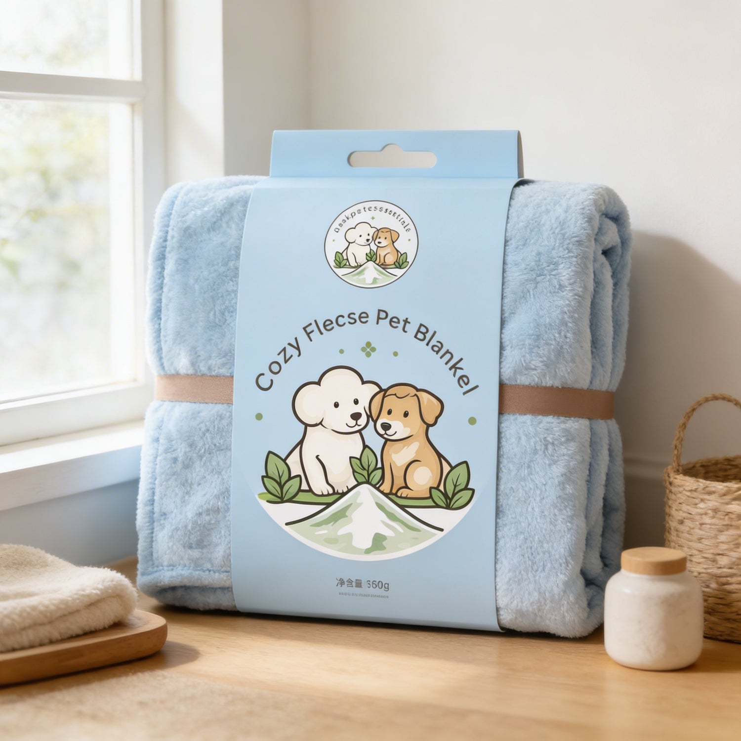 Cozy Fleece Pet Blanket